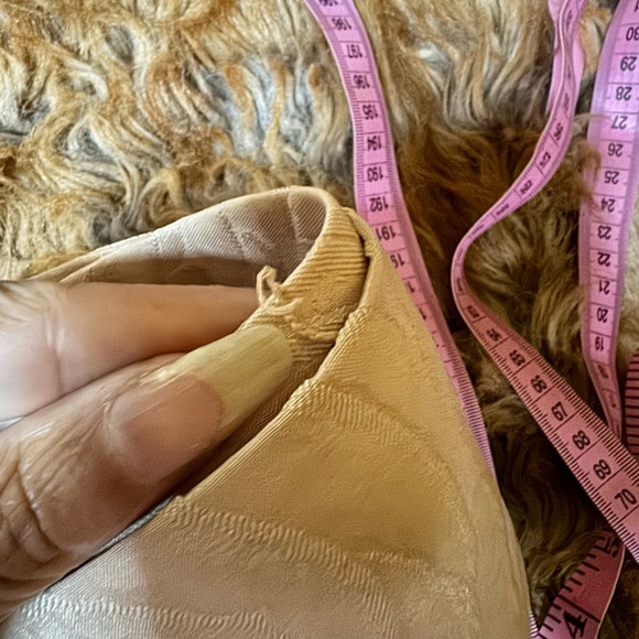 Marchesa Notte 3D sweetheart open neck neutral floral brocade tulip dress beaded - Picture 8 of 8